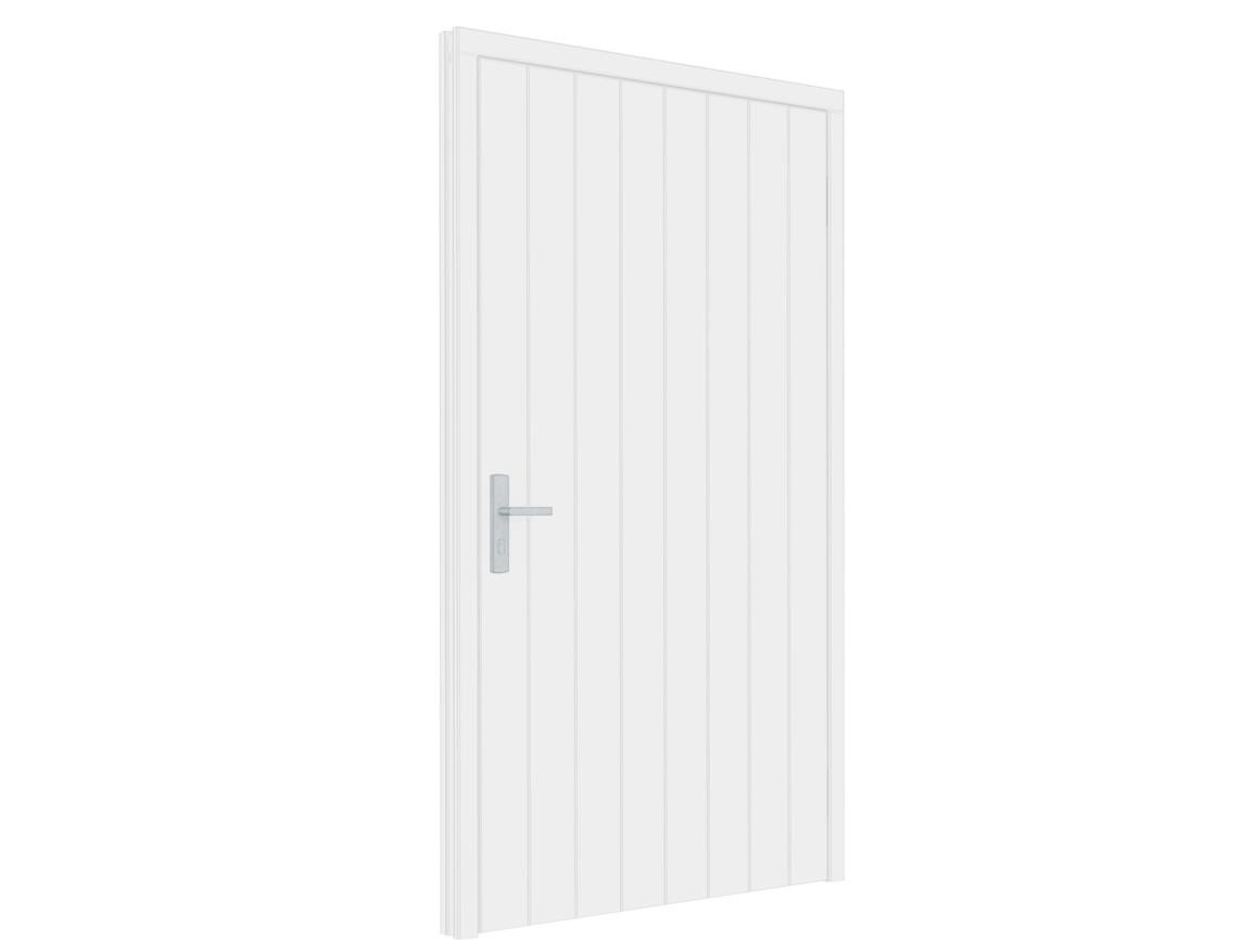 54.0161-hardhouten-meranti-dichte-schuurdeur-buitendeur-garagedeur-met-kozijn-houten-plaatdeuren-met-groeven-deur-tuinhuis-Trendhout_voorkant_schuin_open