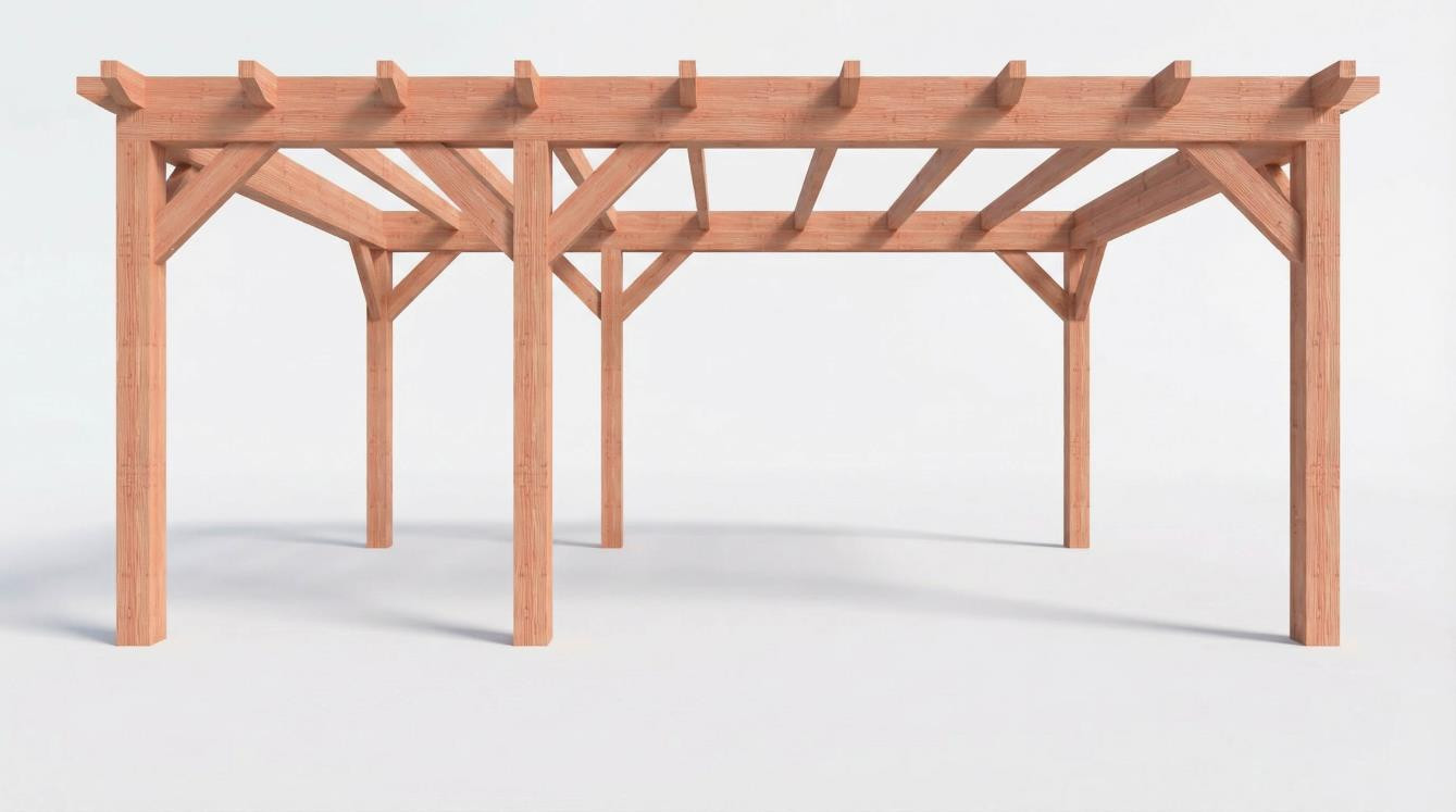 CP-10.1030-V-overkapping-in-hout-zelfbouw-bouwpakket-goedkope-plat-dak-bouwen