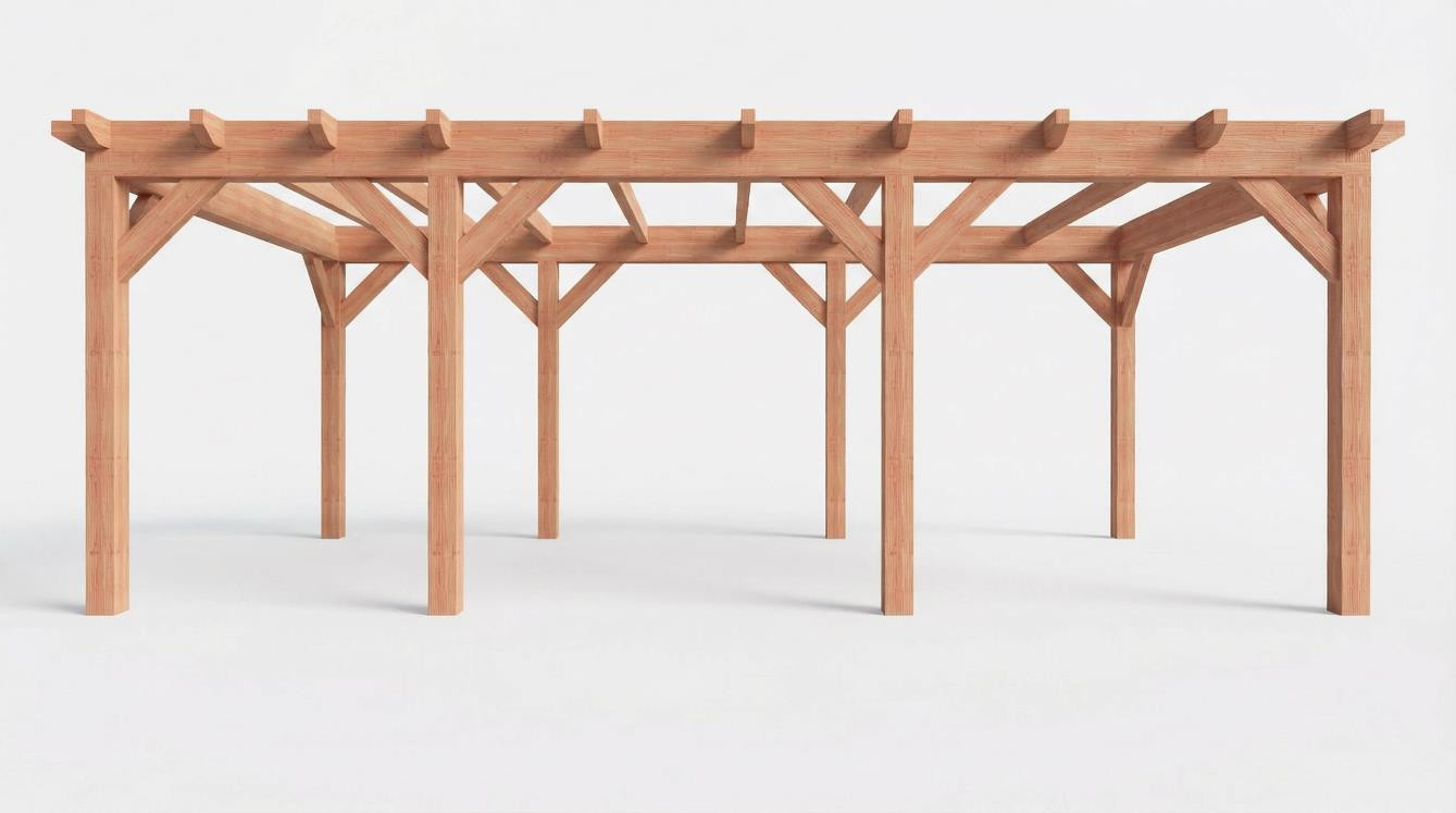 CP-10.1034-V-vrijstaande-houten-overkapping-zelf-bouwen-douglas-constructie-staanders-op-maat