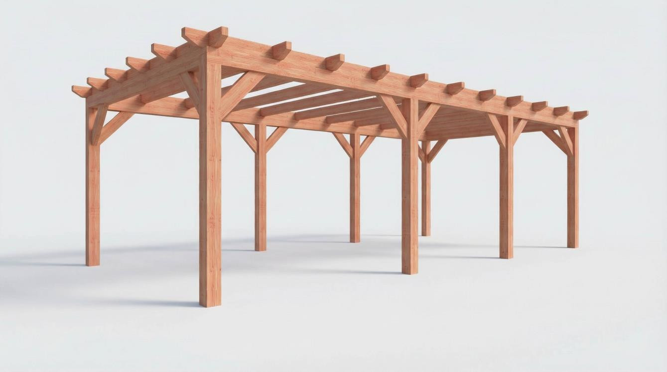 CP-10.1039-L-overkapping-van-hout-bouwpakket-goedkope-constructie-zijwanden-prefab