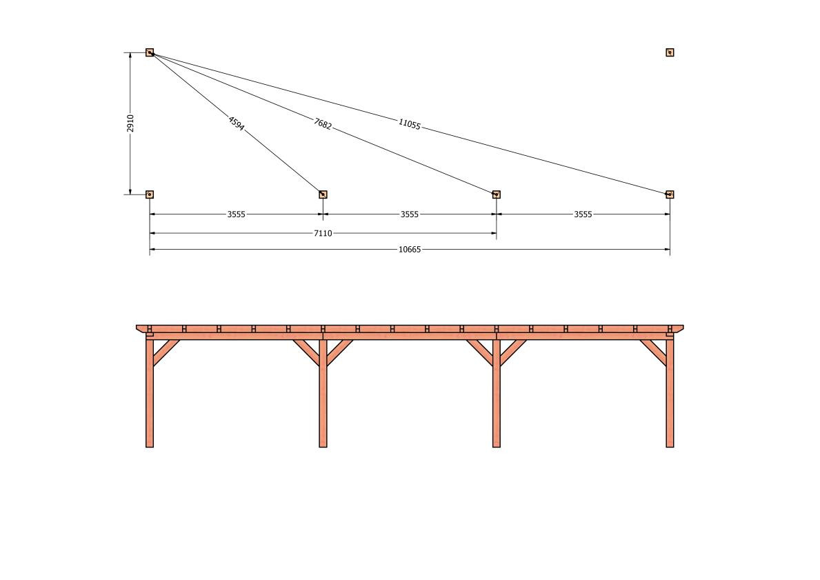 CP-10.2027-douglas-veranda-tuin-overkapping-bouwpakket-bouwtekening-zelfbouw-Funderingsplan