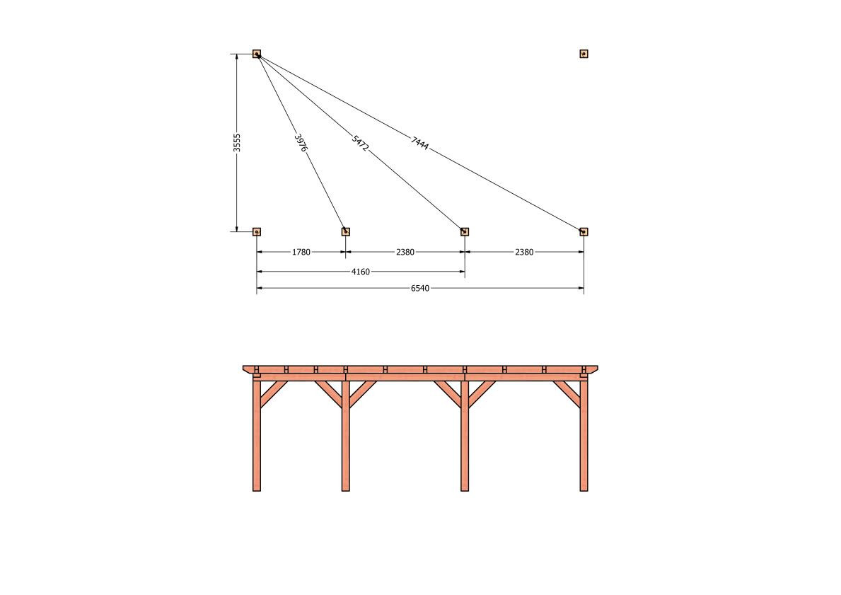 CP-10.2064-douglas-veranda-tuin-overkapping-bouwpakket-bouwtekening-zelfbouw-Funderingsplan