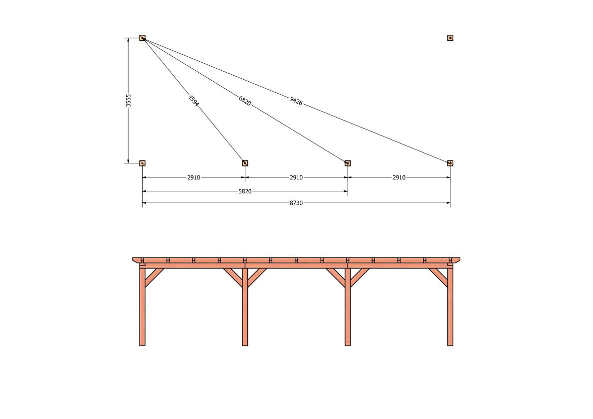 CP-10.2074-douglas-veranda-tuin-overkapping-bouwpakket-bouwtekening-zelfbouw-Funderingsplan