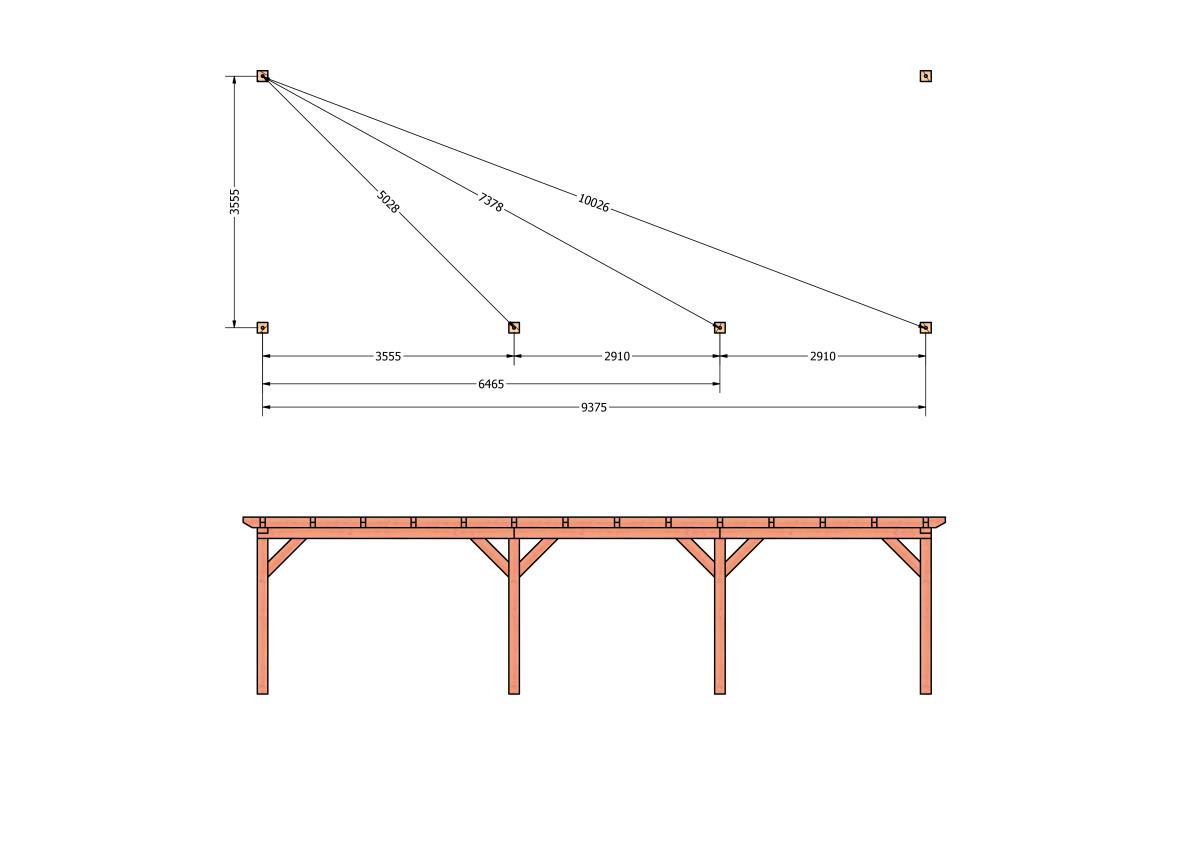 CP-10.2075-douglas-veranda-tuin-overkapping-bouwpakket-bouwtekening-zelfbouw-Funderingsplan