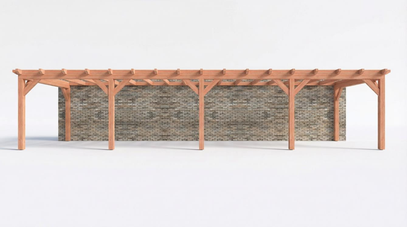 CP-10.2078 - Constructiepakket aanbouwveranda - 12190x3905x2500mm - voor