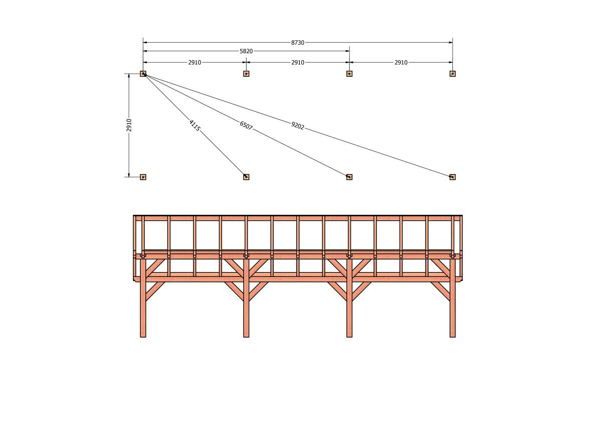 CP-20.1015-kapschuur-hout-douglas-bouwpakket-bouwtekening-Funderingsplan