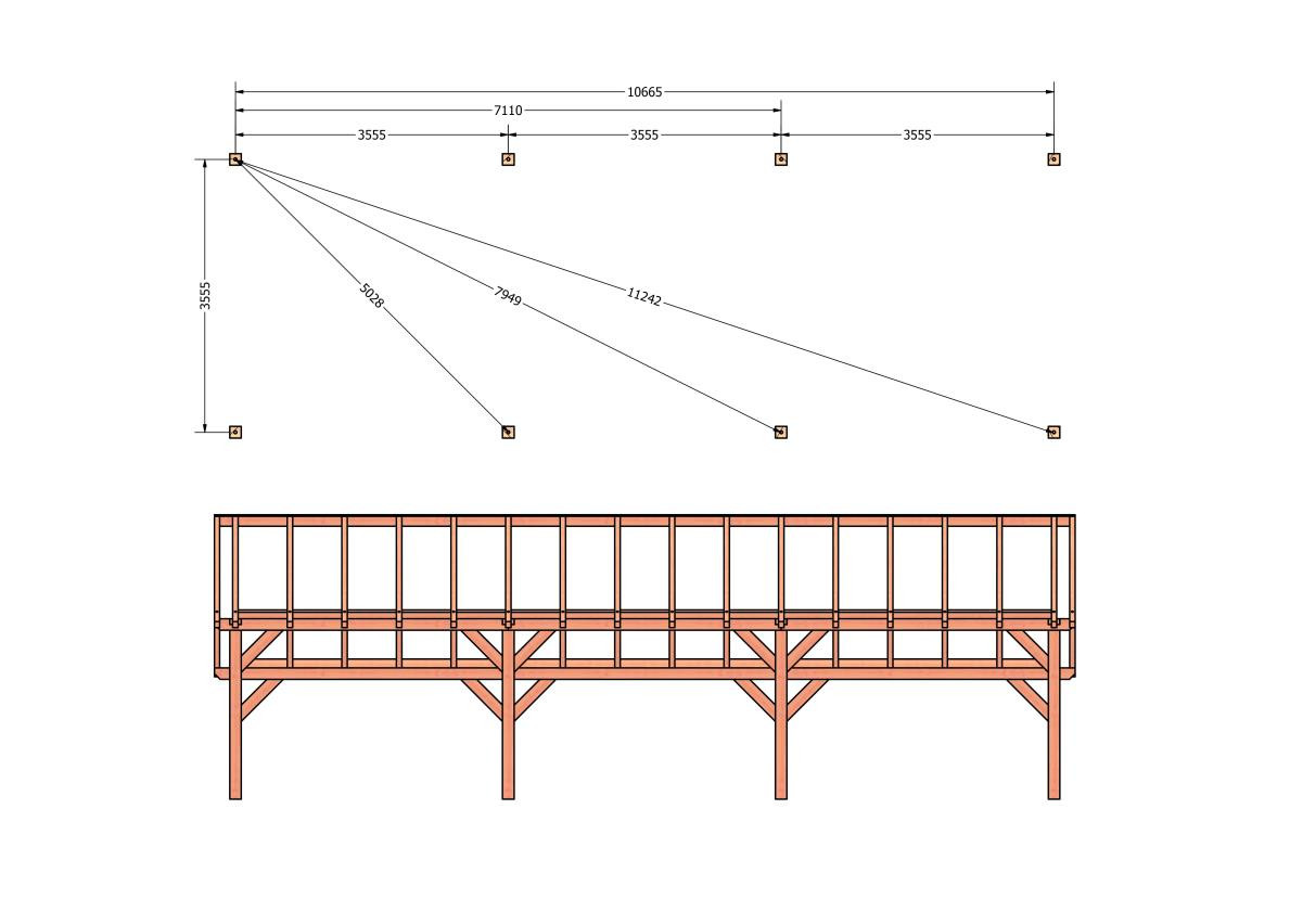 CP-20.1042-houten-kapschuur-constructie-bouwpakket-zelfbouw-bouwtekening-Funderingsplan