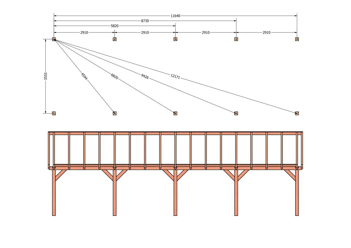 CP-20.2043-douglas-schuur-met-overkapping-bouwen-constructie-zelfbouw-bouwtekening-Funderingsplan
