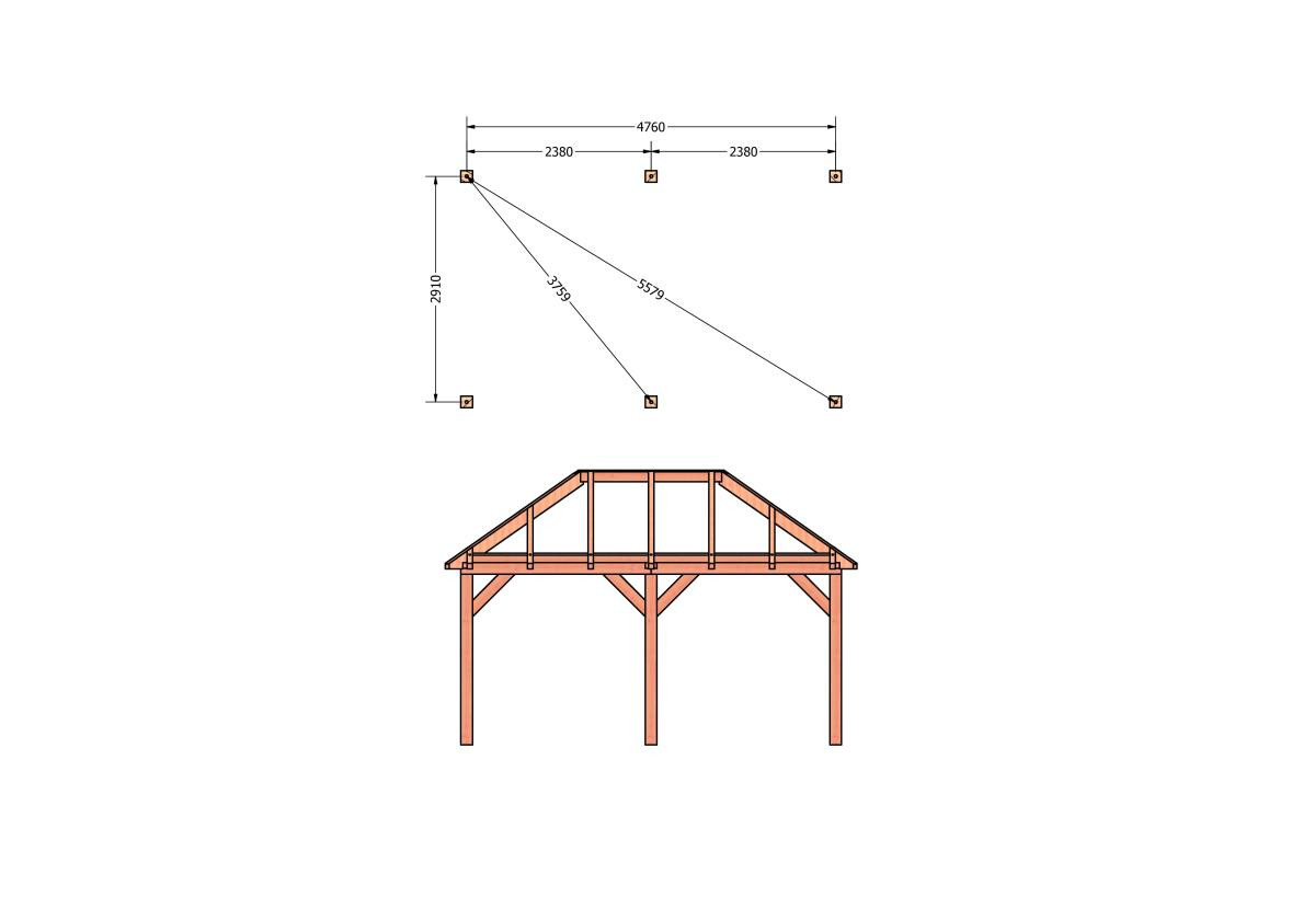 CP-20.3003-houten-schuur-bouwtekening-zelfbouw-constructie-bouwplan-Funderingsplan_1
