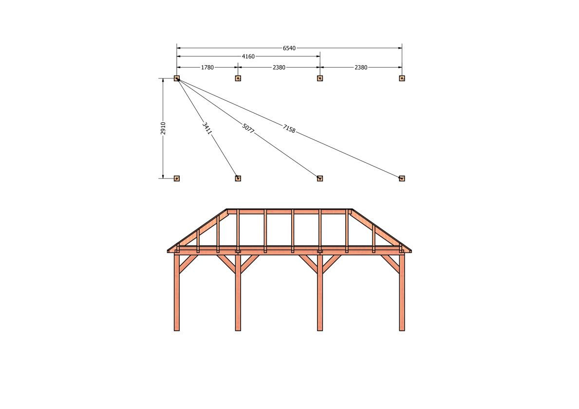 CP-20.3009-houten-schuur-bouwtekening-zelfbouw-constructie-bouwplan-Funderingsplan_1