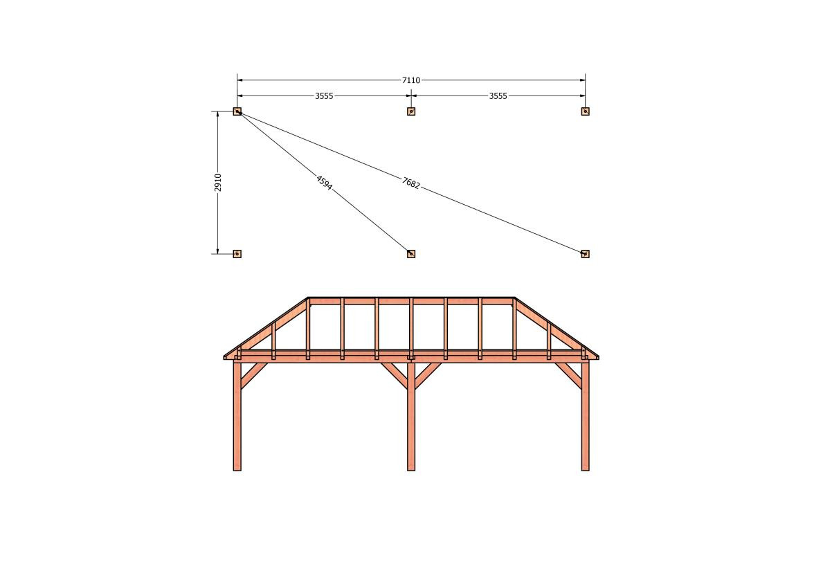 CP-20.3010-houten-schuur-bouwtekening-zelfbouw-constructie-bouwplan-Funderingsplan_1