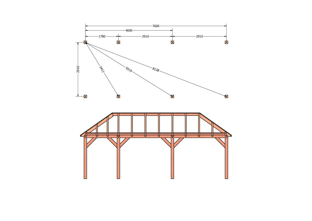 CP-20.3012-houten-schuur-bouwtekening-zelfbouw-constructie-bouwplan-Funderingsplan_1