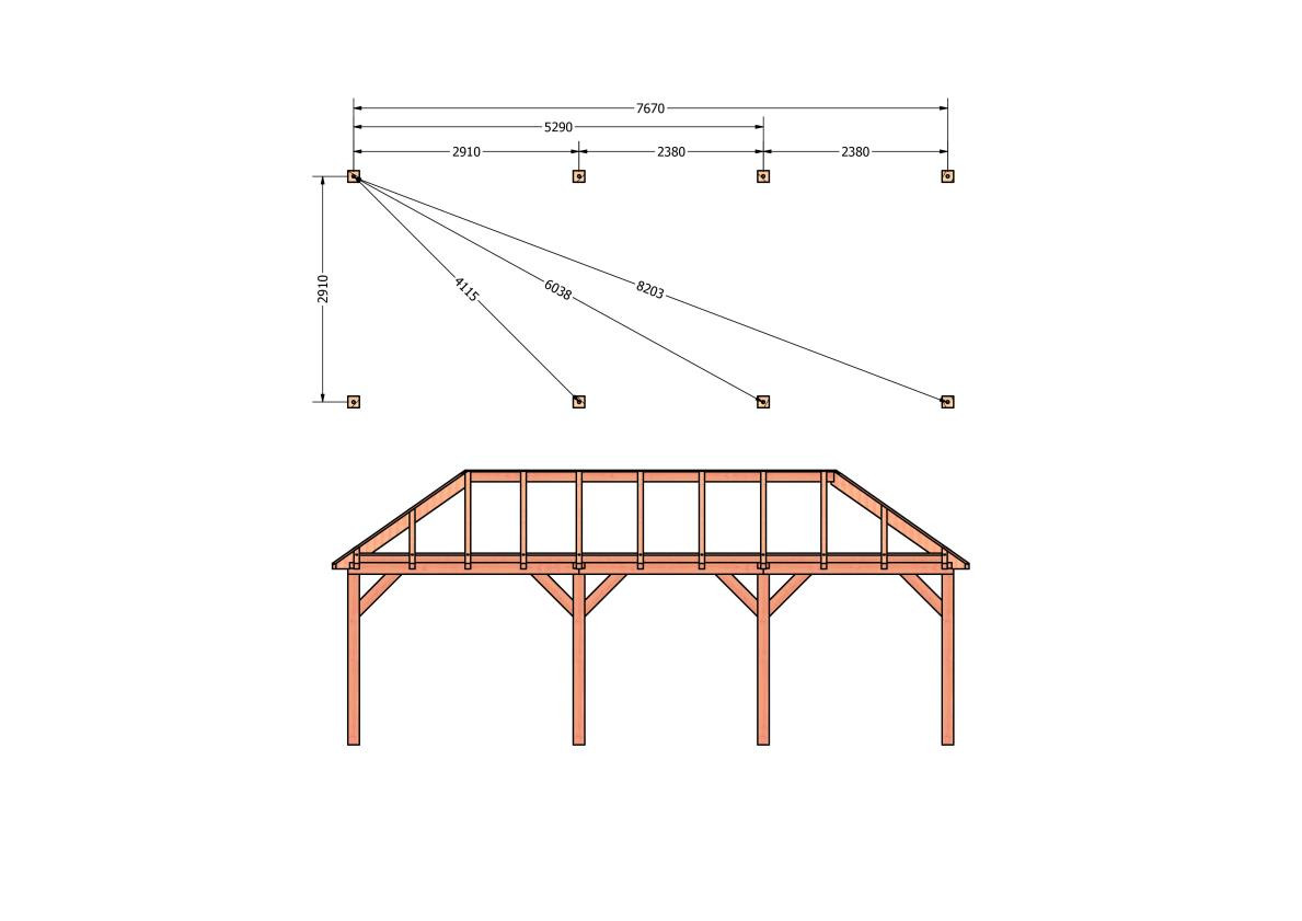 CP-20.3013-houten-schuur-bouwtekening-zelfbouw-constructie-bouwplan-Funderingsplan_1