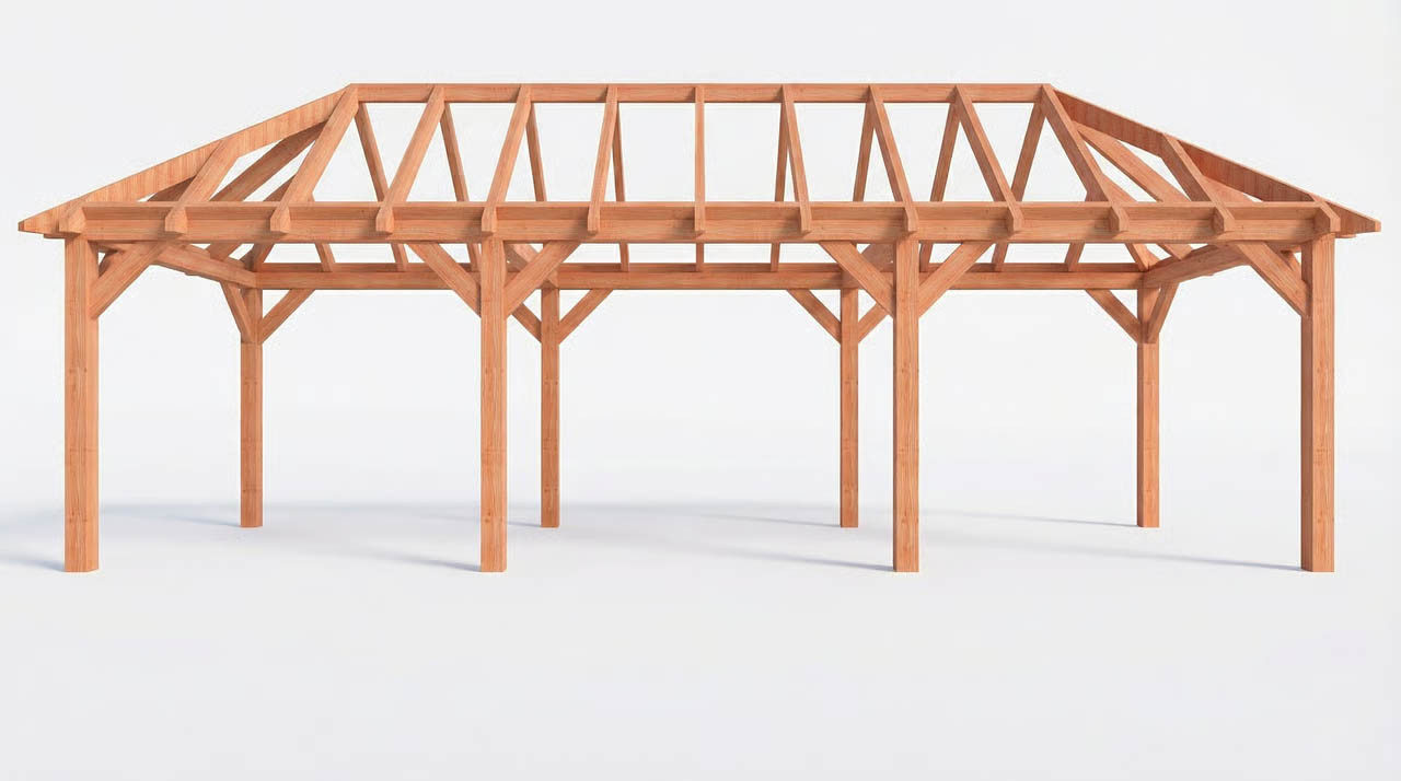 CP-20.3015-V-douglas-hout-fundering-houten-schuur-met-overkapping-goedkope-bouwpakket