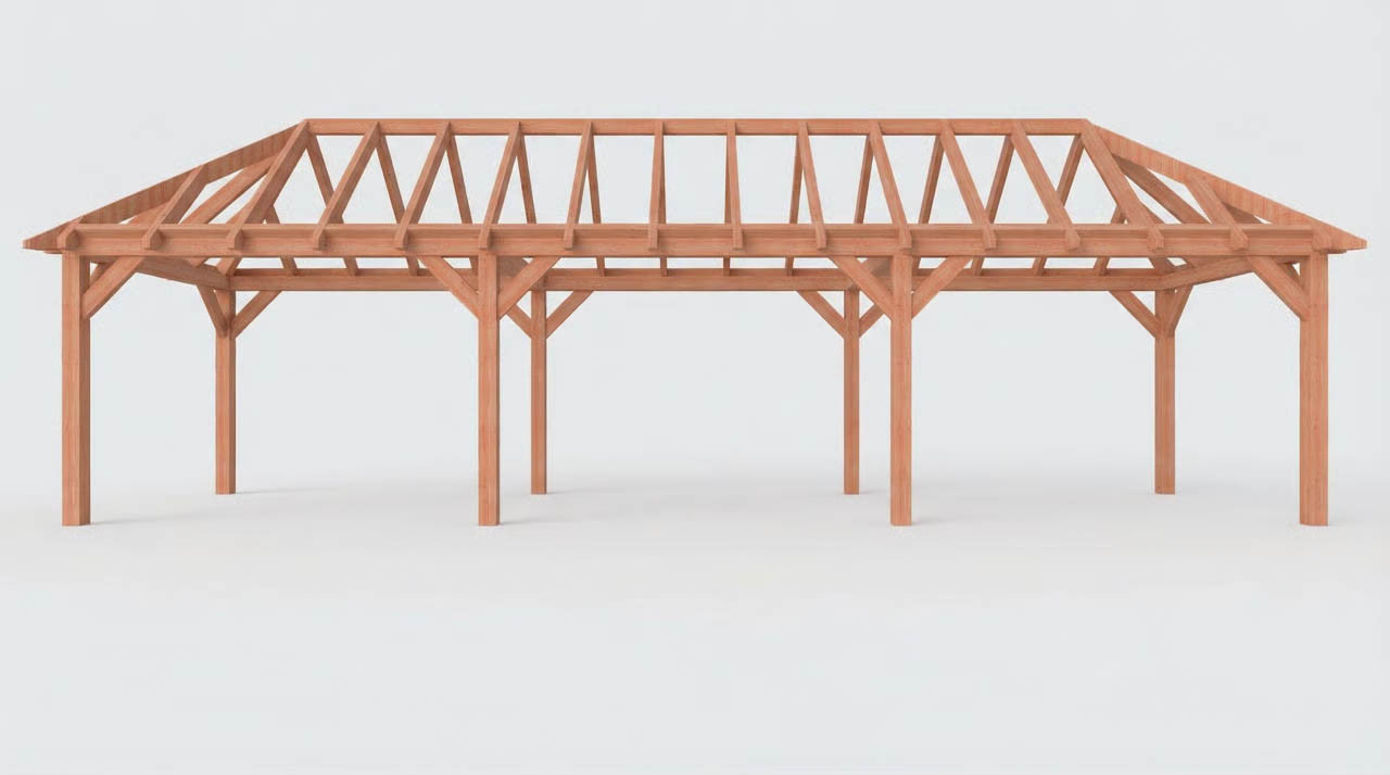 CP-20.3017-V-houten-schuur-met-overkapping-zelf-bouwen-goedkope-schilddak