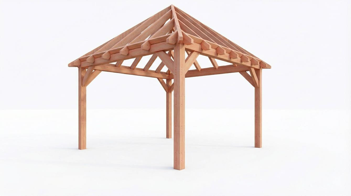 CP-20.3026-L-goedkope-houten-schuur-met-overkapping-schilddak-overkapping-constructie-fijnbezaagd