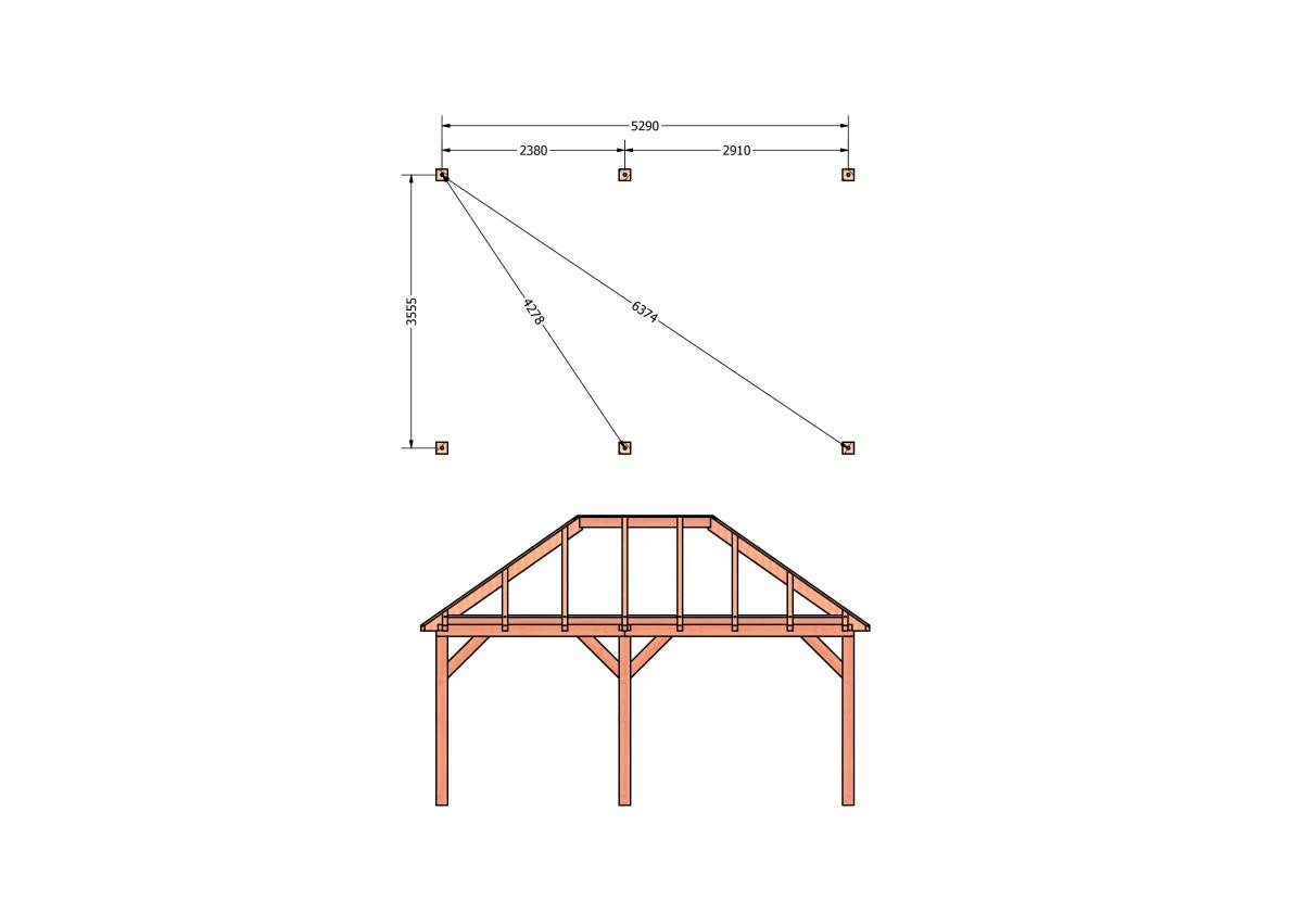 CP-20.3029-douglas-schuur-met-overkapping-bouwen-constructie-zelfbouw-bouwtekening-Funderingsplan_1