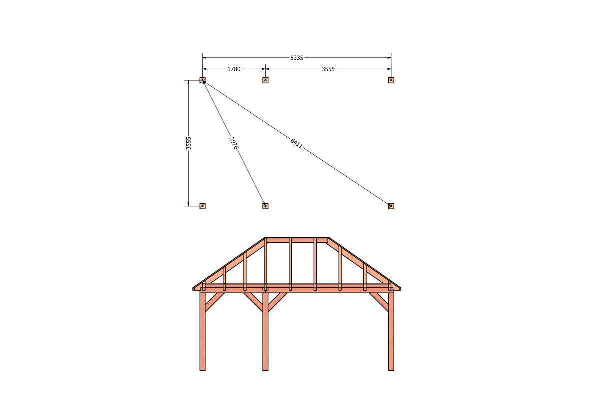 CP-20.3030-douglas-schuur-met-overkapping-bouwen-constructie-zelfbouw-bouwtekening-Funderingsplan_1