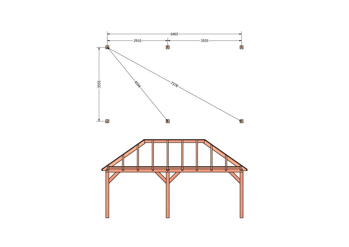CP-20.3033-douglas-schuur-met-overkapping-bouwen-constructie-zelfbouw-bouwtekening-Funderingsplan_1