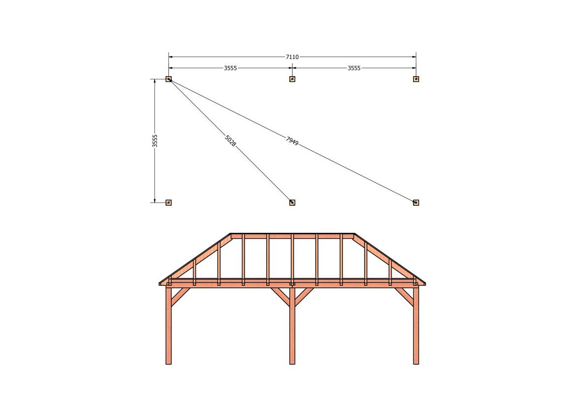 CP-20.3035-douglas-schuur-met-overkapping-bouwen-constructie-zelfbouw-bouwtekening-Funderingsplan_1