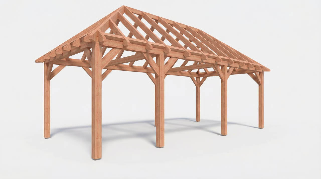 CP-20.3037-L-houten-schuur-met-overkapping-met-veranda-schilddak-constructie-fijnbezaagd