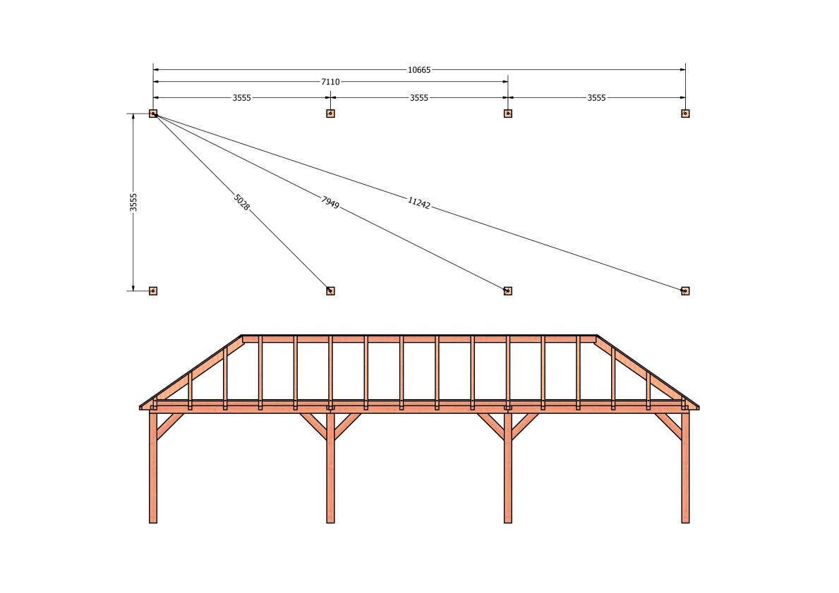 CP-20.3042-douglas-schuur-met-overkapping-bouwen-constructie-zelfbouw-bouwtekening-Funderingsplan_1
