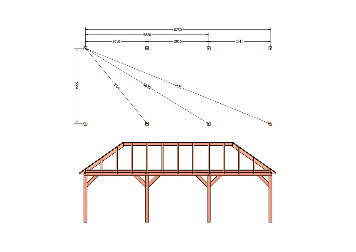CP-20.3040-douglas-schuur-met-overkapping-bouwen-constructie-zelfbouw-bouwtekening-Funderingsplan_1