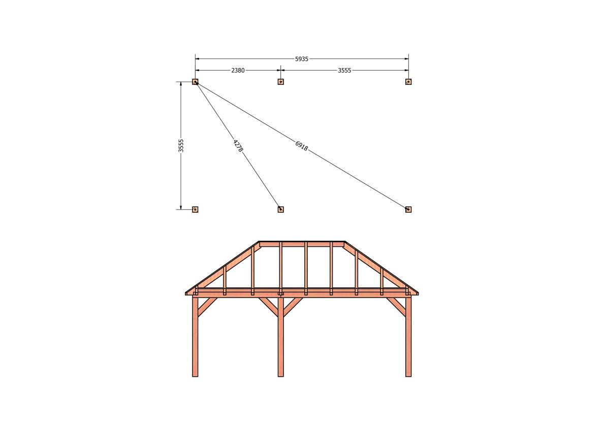 CP-20.3032-douglas-schuur-met-overkapping-bouwen-constructie-zelfbouw-bouwtekening-Funderingsplan_1