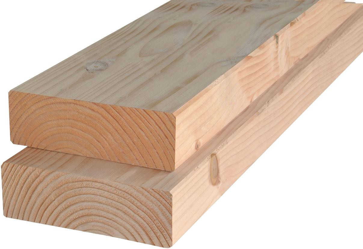 Douglas balken gedroogd en geschaafd 65x240x5000-6000mm