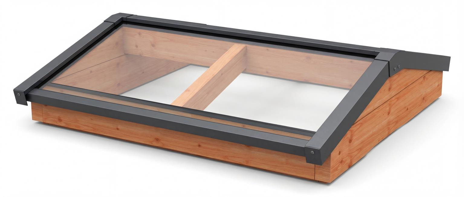 52.0111-Lichtstraat-lessenaarsdak-1,5m-luxelight-luxe-houten-lichtstraten-in-plat-dak-kopen