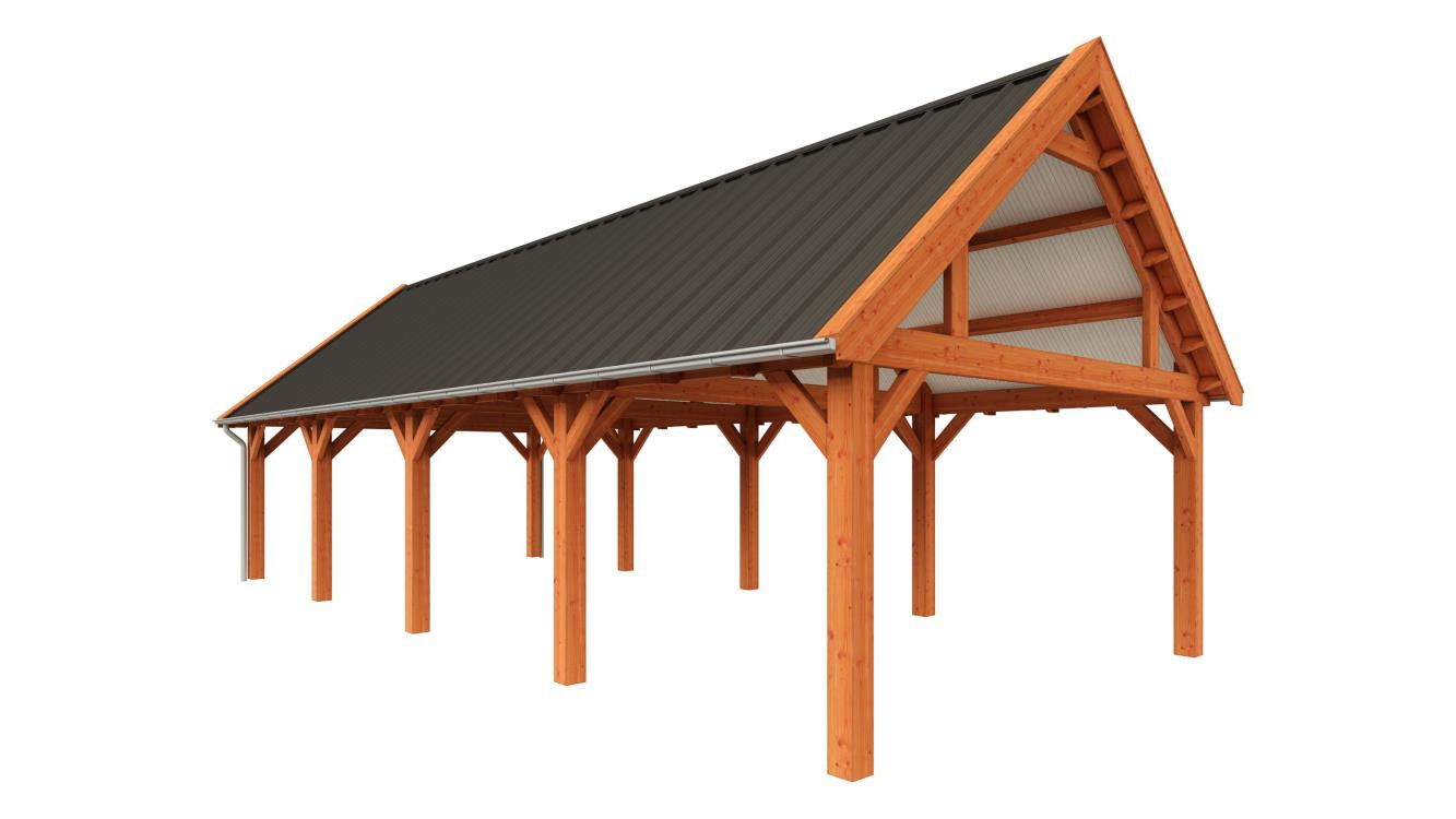 houten-garage-met-carport-bouwpakket-11450x6800-Zadeldak-select-landelijk