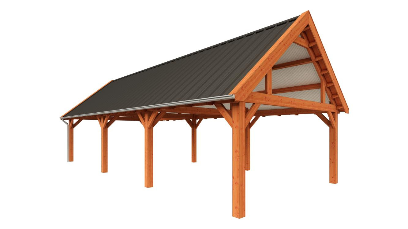 houten-garage-met-carport-bouwen-12450x6800-Zadeldak-select-landelijk