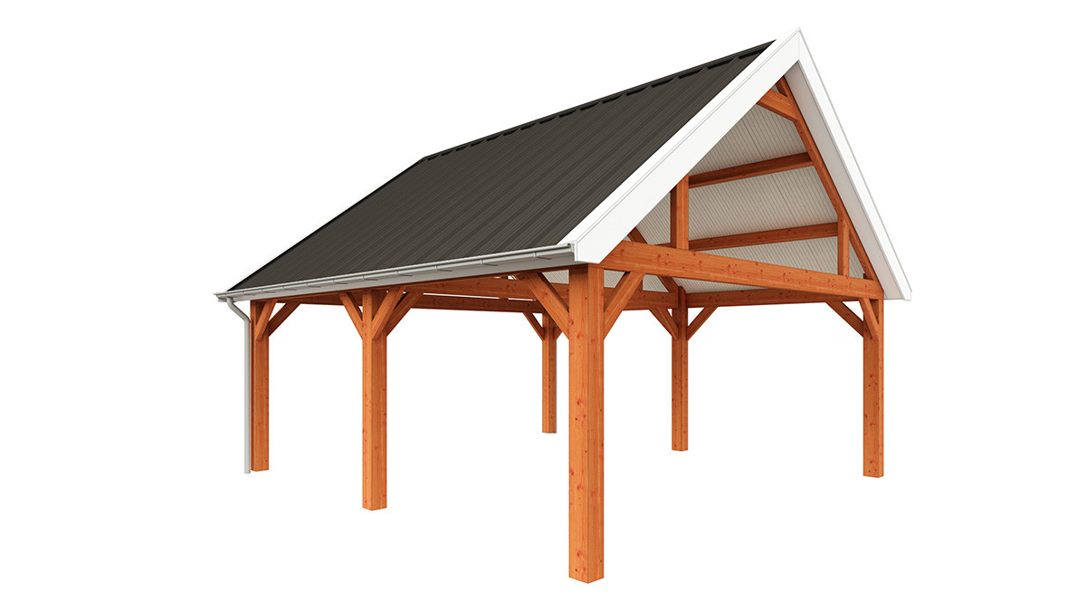 houten-garage-met-veranda-bouwpakket-6550x6800-Trendhout-Zadeldak-Select-modern