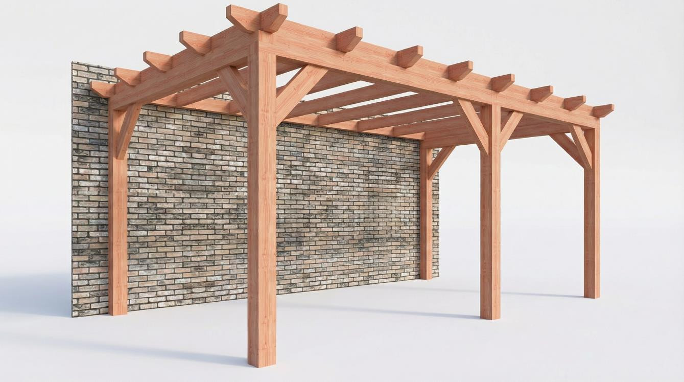 CP-10.2006 - Constructiepakket aanbouwveranda - 5840x3260x2500mm rechts - links
