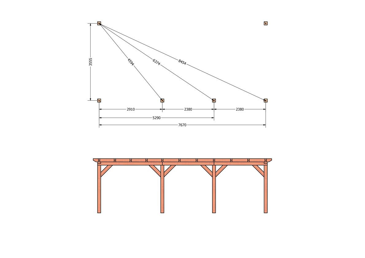 CP-10.2070-douglas-veranda-tuin-overkapping-bouwpakket-bouwtekening-zelfbouw-Funderingsplan