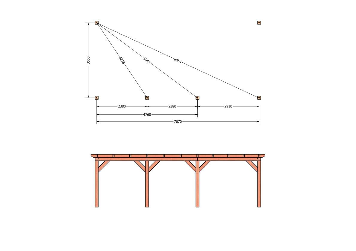 CP-10.2071-douglas-veranda-tuin-overkapping-bouwpakket-bouwtekening-zelfbouw-Funderingsplan