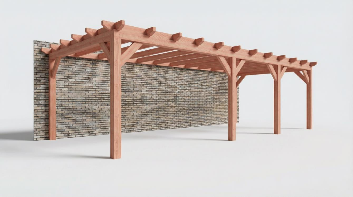 CP-10.2072 - Constructiepakket aanbouwveranda - 8865x3905x2500mm links - links