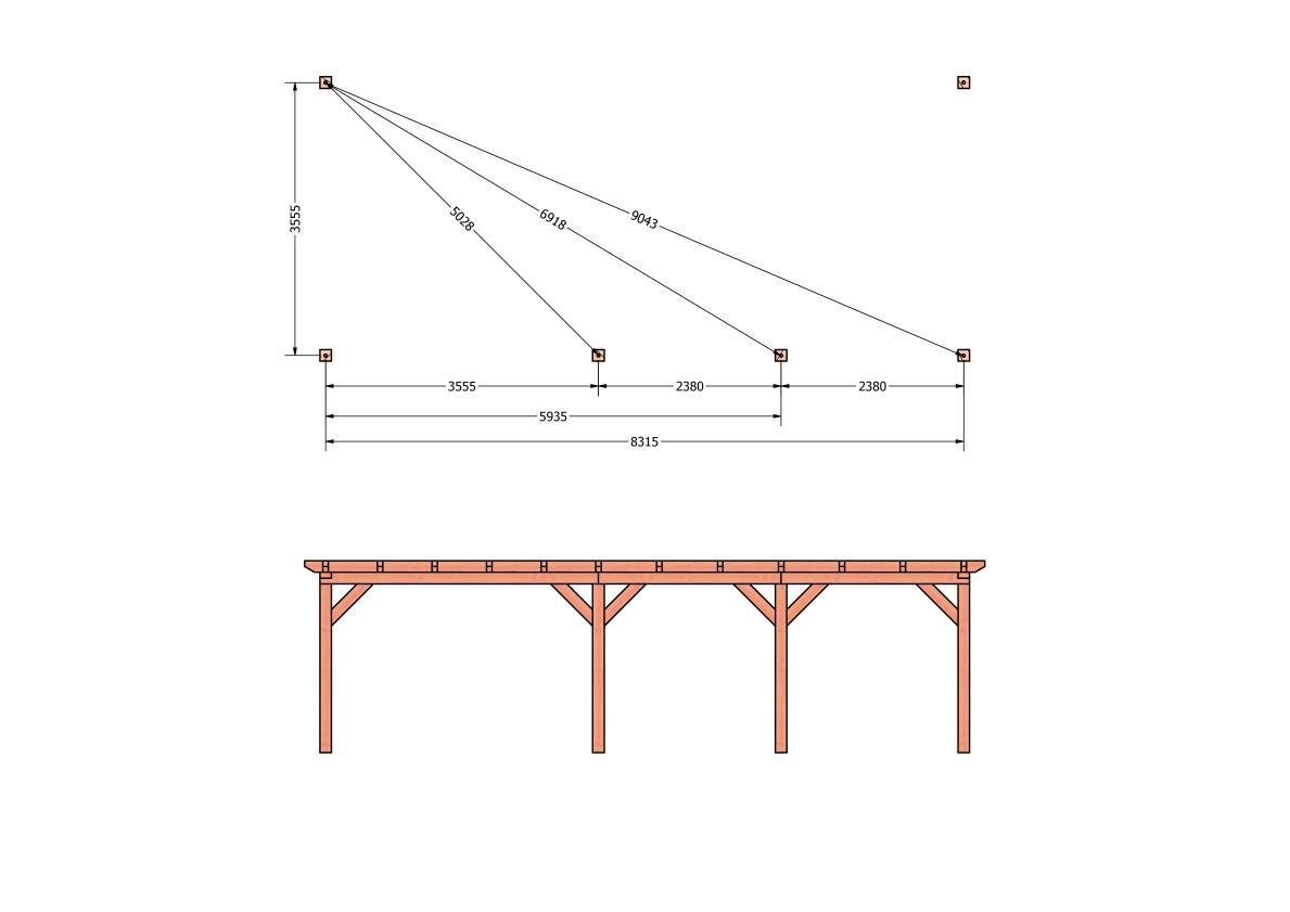 CP-10.2072-douglas-veranda-tuin-overkapping-bouwpakket-bouwtekening-zelfbouw-Funderingsplan