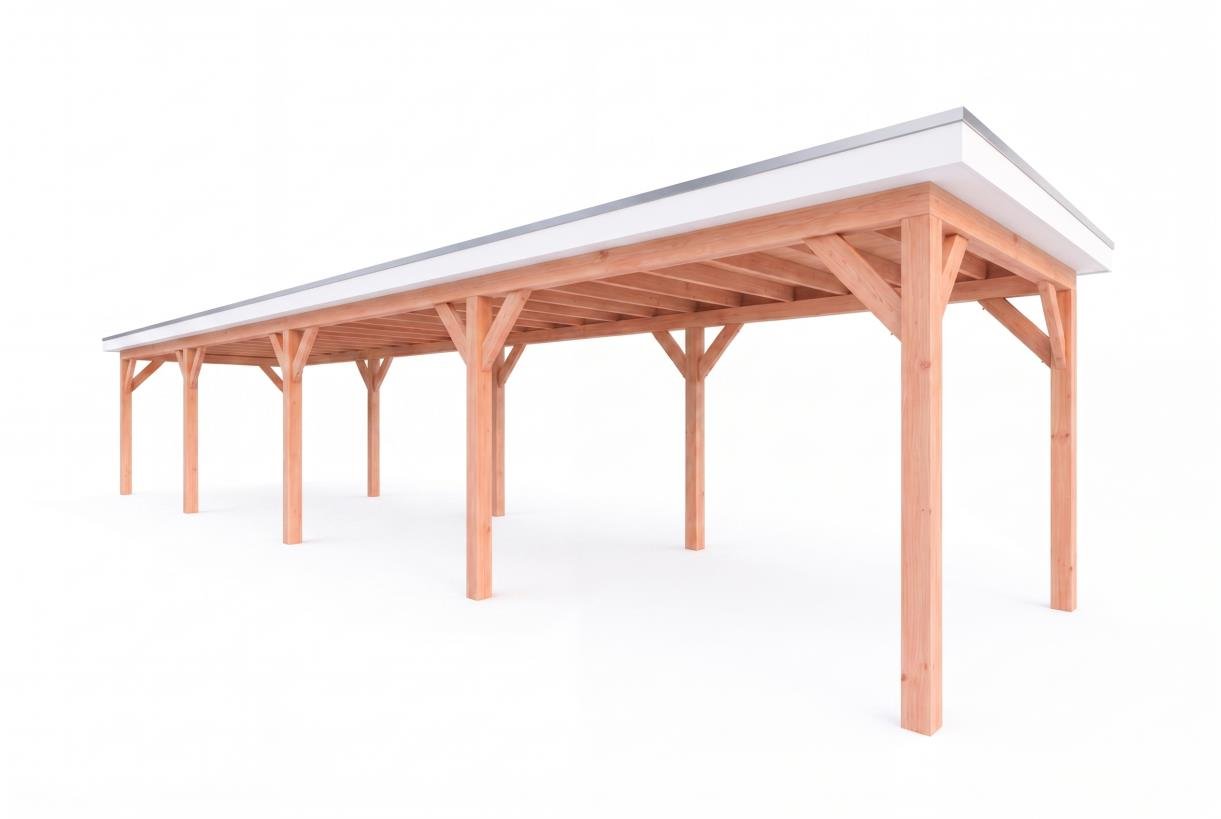 52.9425 - Buitenverblijf Ravello 14750x3450mm-impressie constructie(douglas)