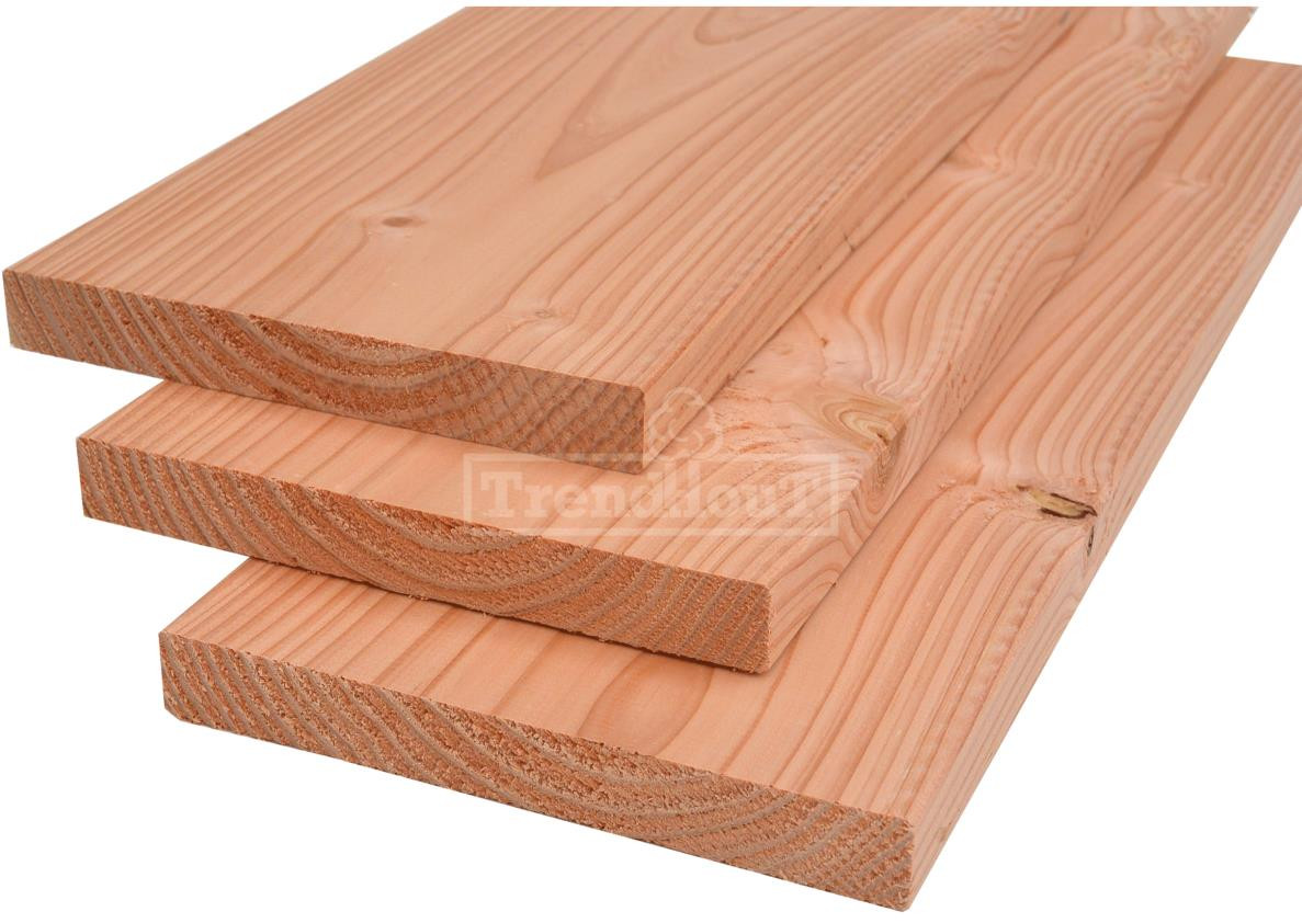 Douglas planken gedroogd en geschaafd 25x195x3000 4000 5000mm