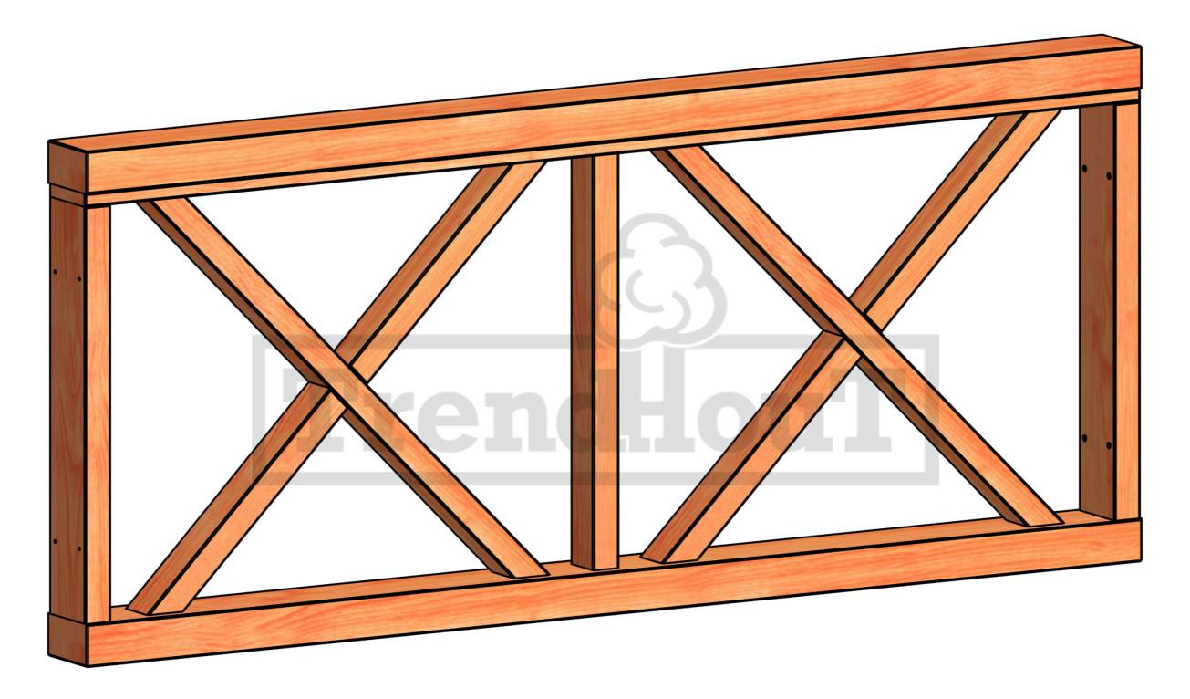 52.0055 - Veranda kruis hekwerk B