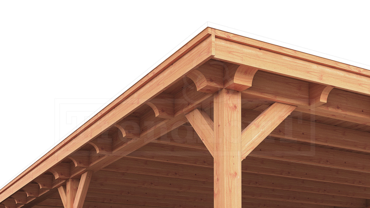 landelijke-douglas-houten-overkapping-bouwpakket-toscane-detail-constructie