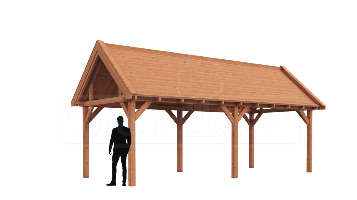 douglas-houten-overkapping-zadeldak-bouwpakket-zadeldak-XL-detail-constructie