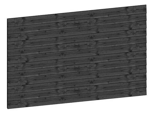 52.1825 - Wandmodule S 2760x1560mm potdekselplank zwart