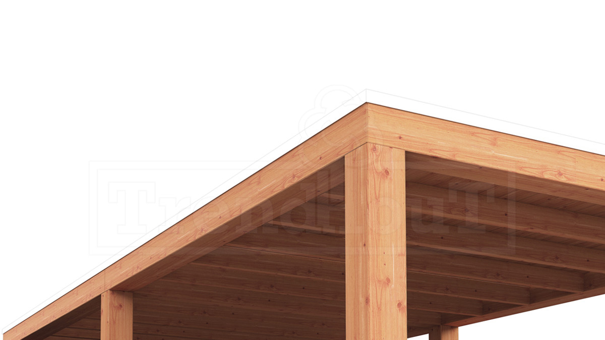 douglas-houten-overkapping-bouwpakket-palermo-XXL-modern-detail-constructie