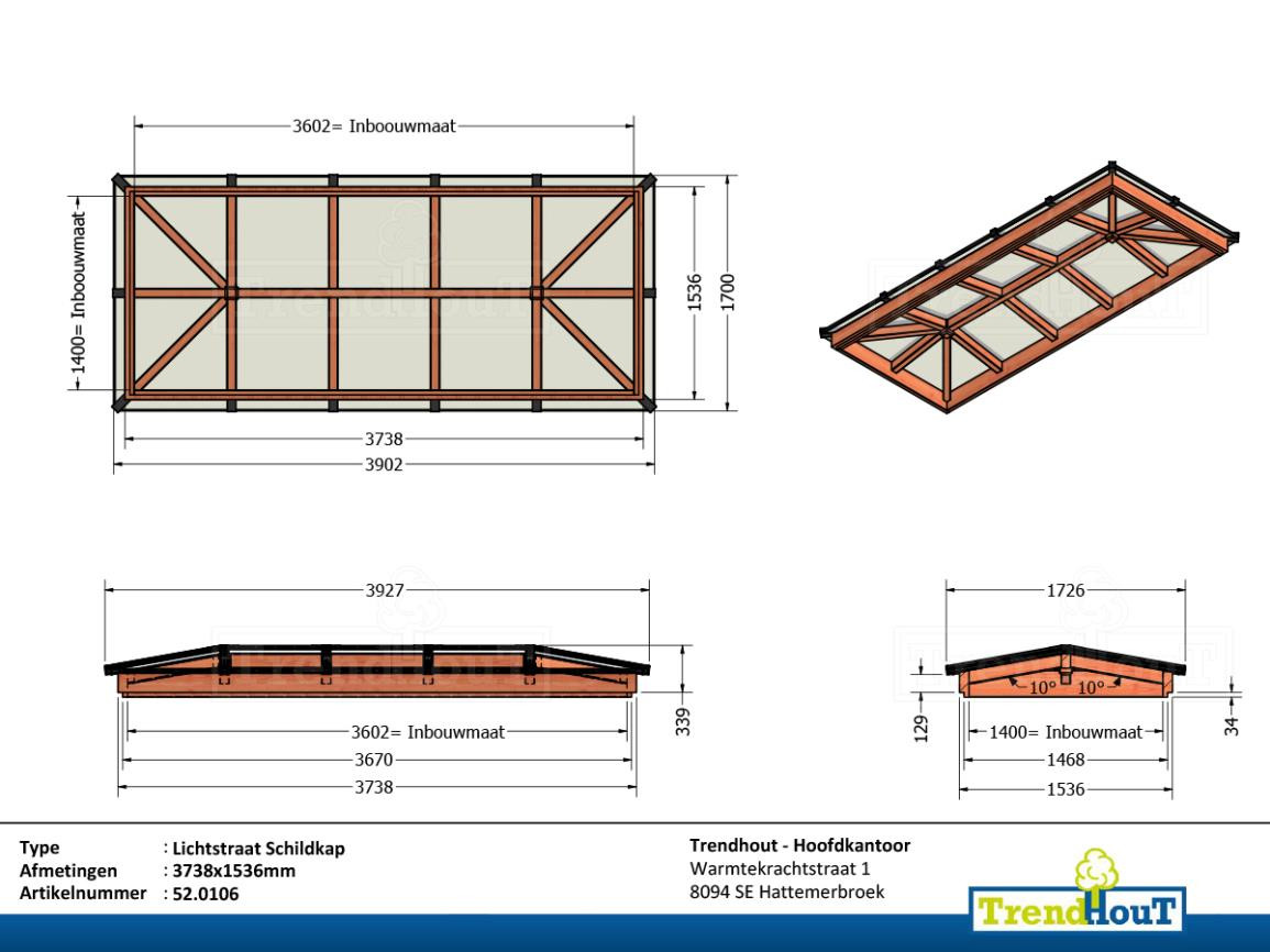 52.0106-tekening-lichtstraat-schilddak-daklicht-uitbouw-aanbouw-veranda-overkapping-plat-dak-kopen-Trendhout-houten-lichtstraten-3738x1536mm