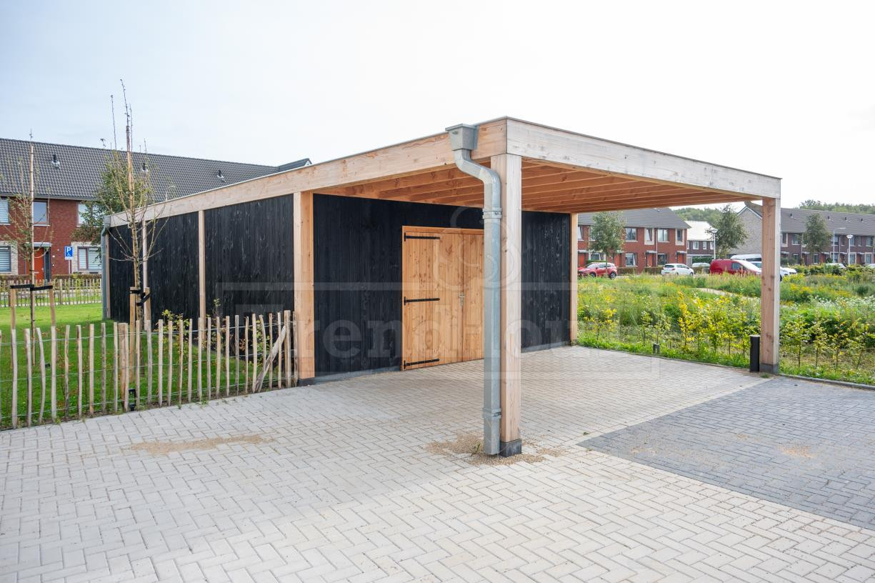 douglas-grote-houten-berging-carport-bouwpakket-palermo-XXL-modern-5m-5-meter-diep