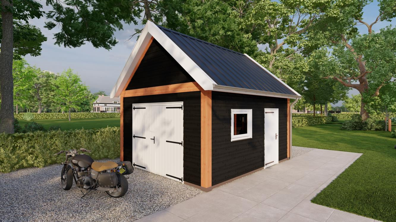 douglas-houten-garage-Zadeldak-Select-5x4m-Trendhout