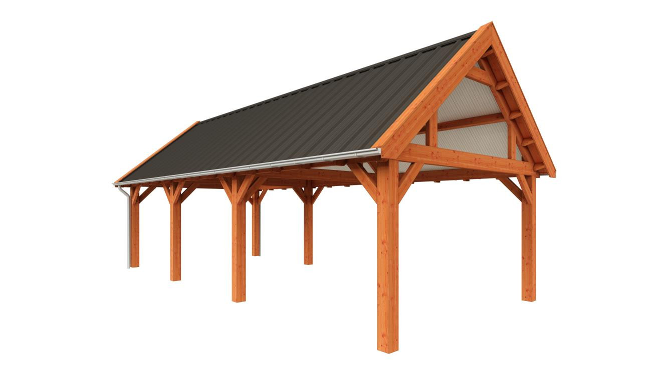 houten-schuur-met-carport-kopen10150x5000-Trendhout-Zadeldak-Select-landelijk