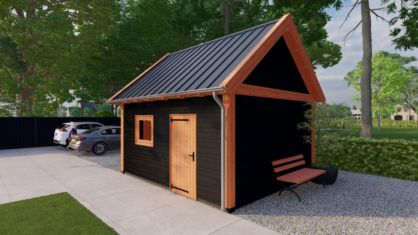 douglas-houten-garage-Zadeldak-Select-5.5x4m-Trendhout